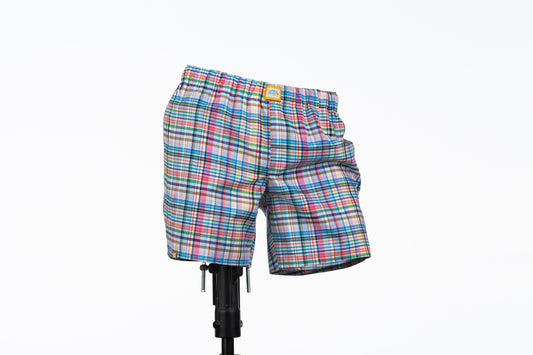 Madras Lamb & Shadow Boxer Shorts