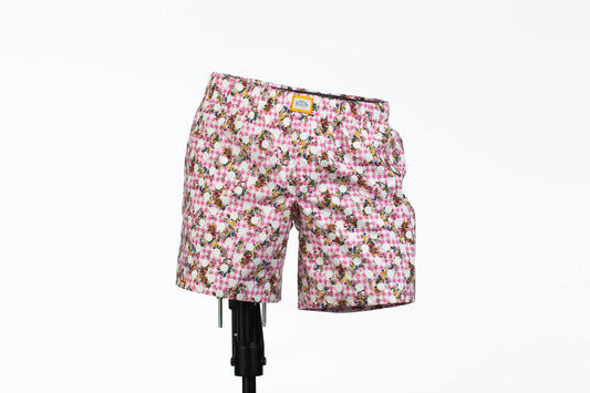 Check Dots Lamb & Shadow Boxer Shorts